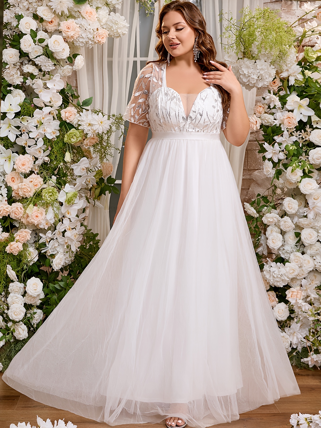 short white dress with bow CHANTAL Mini purple quinceanera dresses Color:M55 Ruffle Maxi Dress, Tulum while the Bow detail