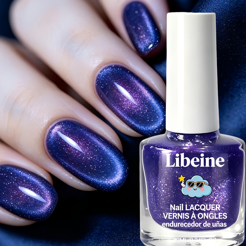 Image of Libeine Purple Nail Strengthener, Manicure Care Ordinary Sealer Manicure, Smooth Application, No-bake Natural Quick-drying