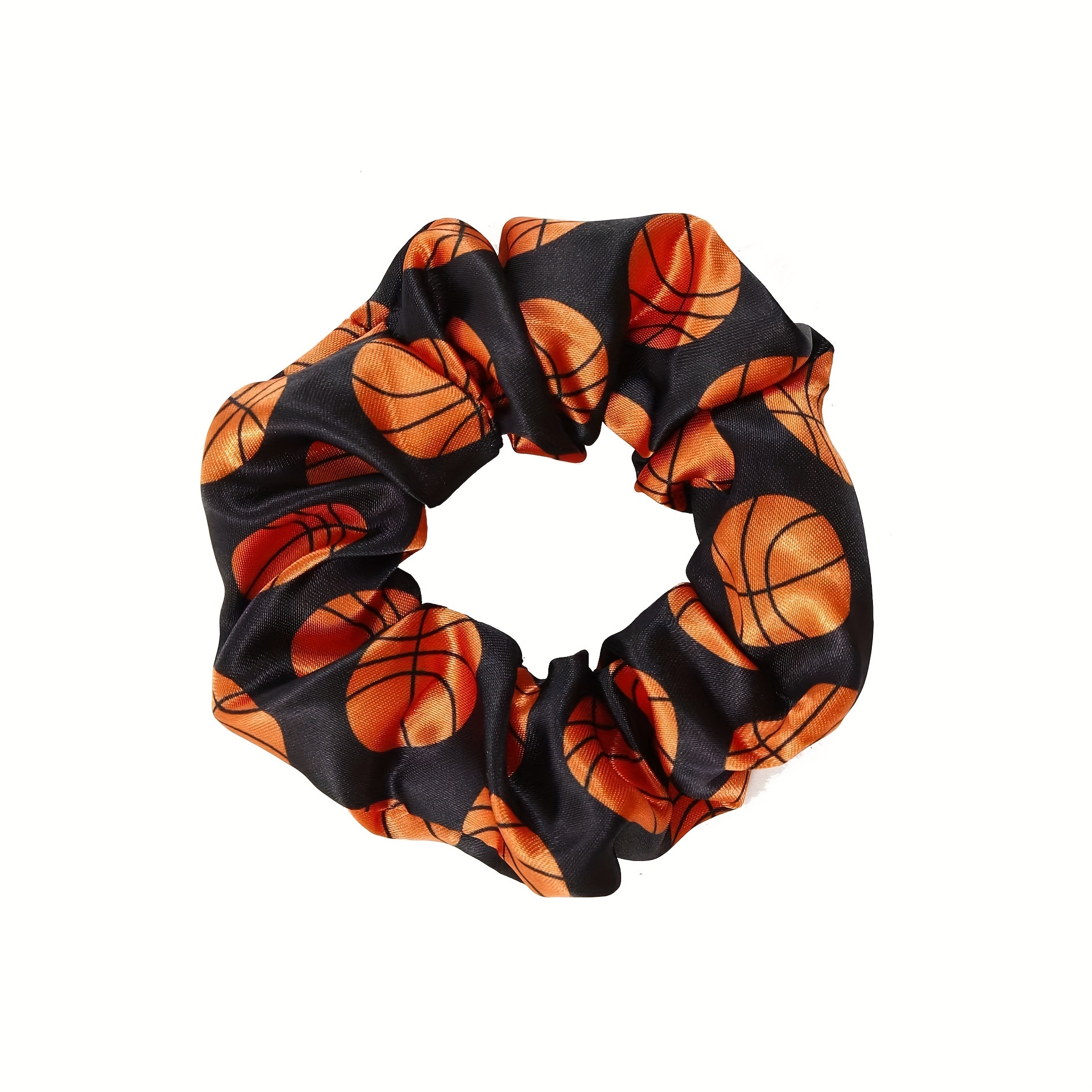 Image of 10cm/3.94 Inch Sporty Satin Hairband, Football, Basketball, Volleyball, , Softball Large Sports Headband