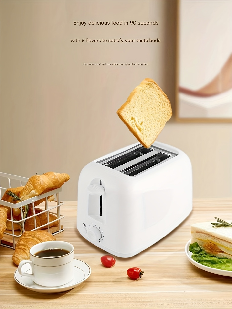 2   toaster   sandwich maker lightweight stainless steel automatic shut off extra wide slot removable crumb tray     function dual tube baking knob control suitable for bread   and   kitchen appliance modern kitchenware durable kitchen item kitchen gadget home bakers breakfast appliance   sturdy construction multifunctional appliance busy professionals Product details 0