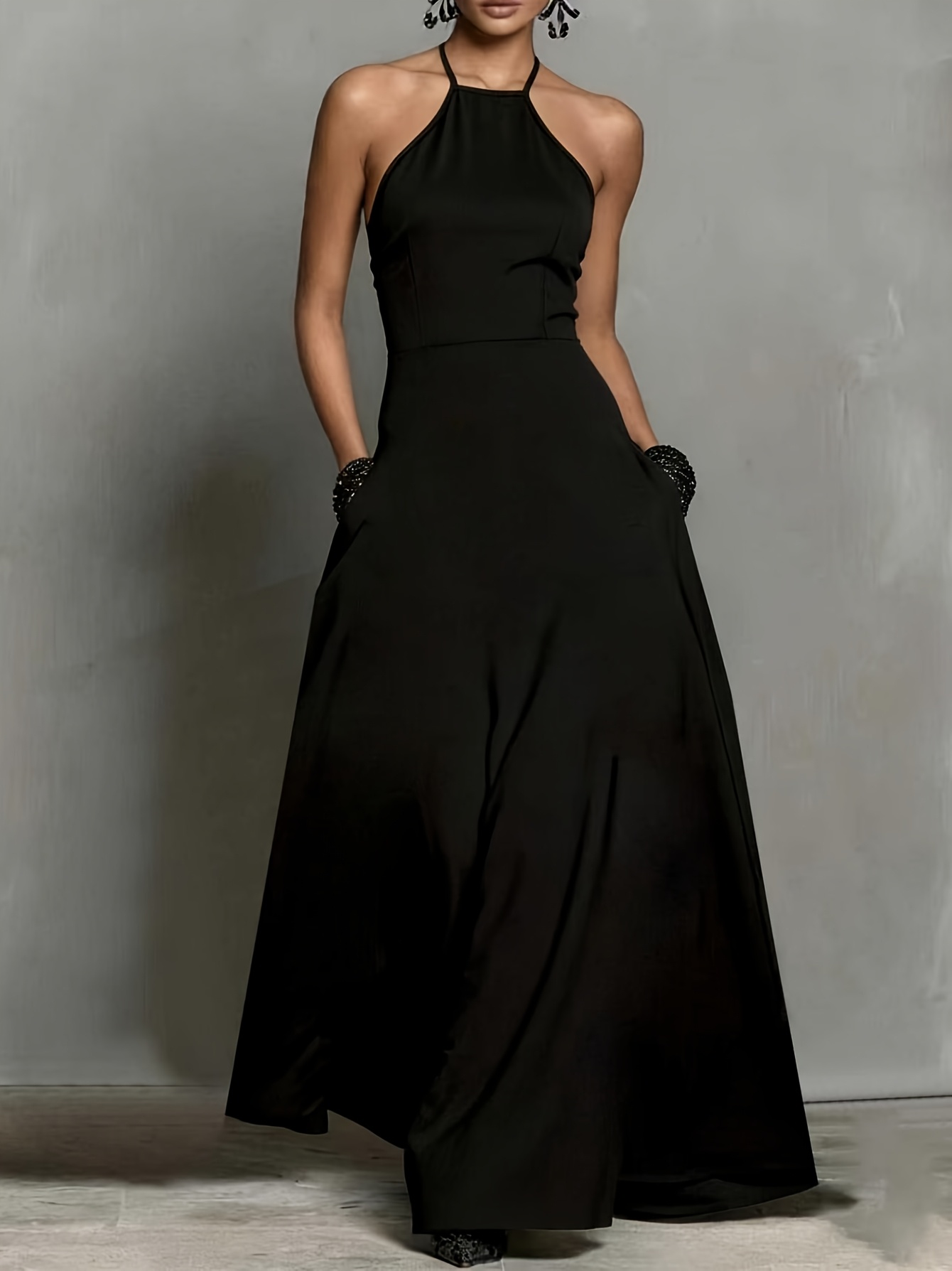 womens black maxi dress casual sold on Temu United States Size:L 43 - 17 maternity office wear casual long black dress PPT - Figure 4-6. But the Runway Maxi