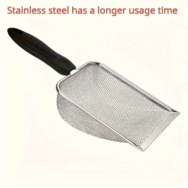 TEMU Stainless Steel Cat , Durable Pet For Box, Equipment - And Clean, Rust-, Convenient Handle, Suitable And Small Pets