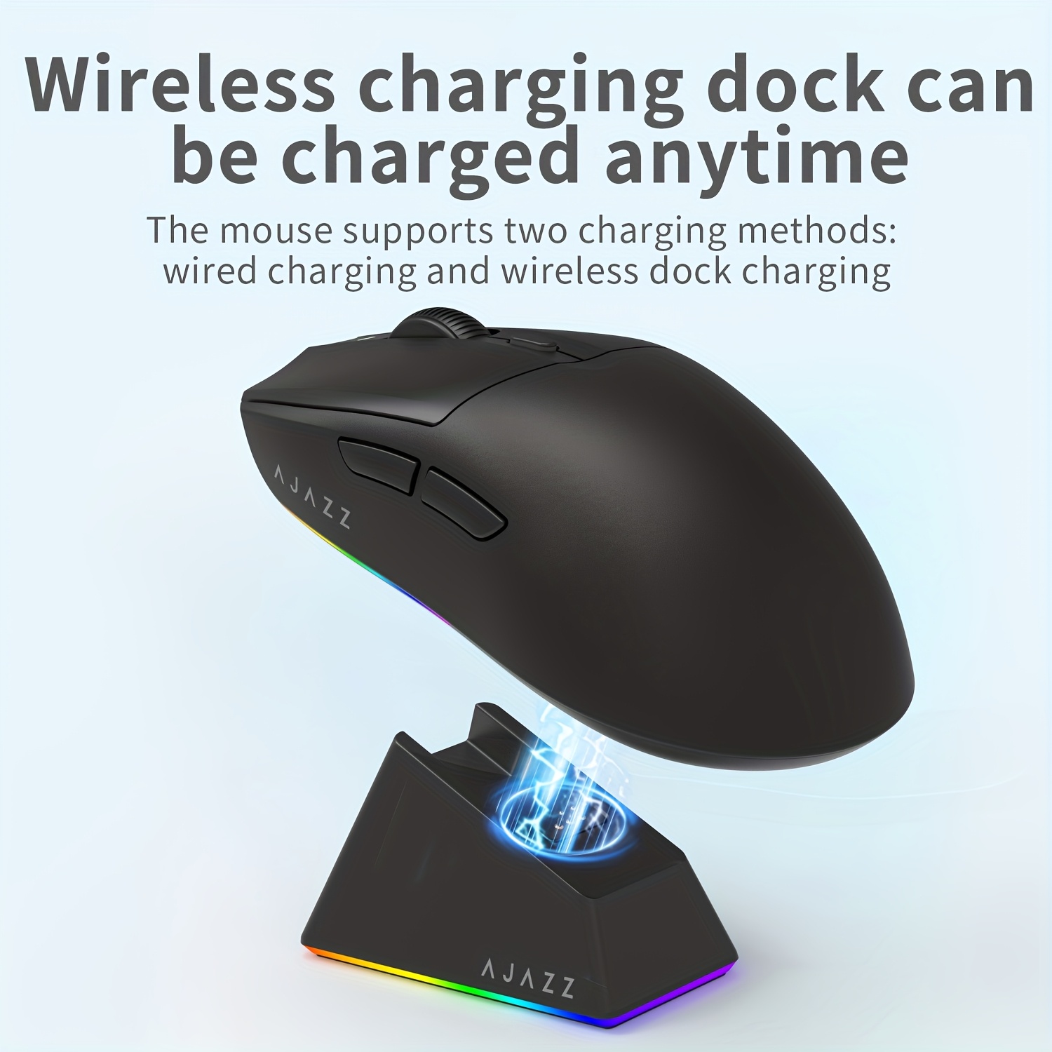 aj139v2 mc wireless gaming mouse 59g ultra light 8khz - Temu