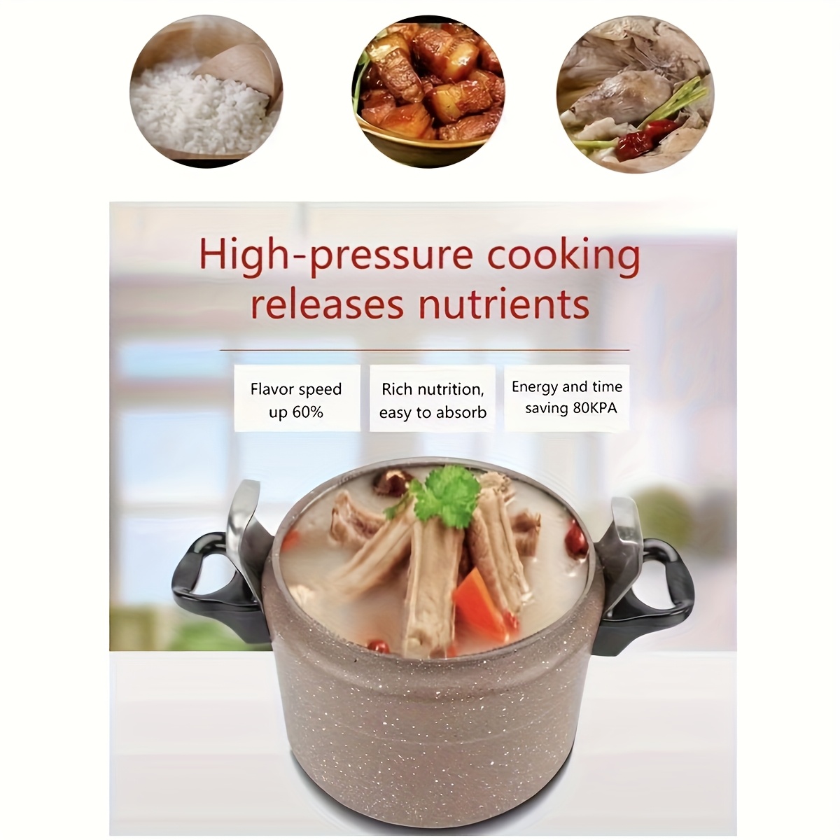 large capacity commercial steamer pot for versatile high end non   cooking arabic pot 3pcs set Product details 2