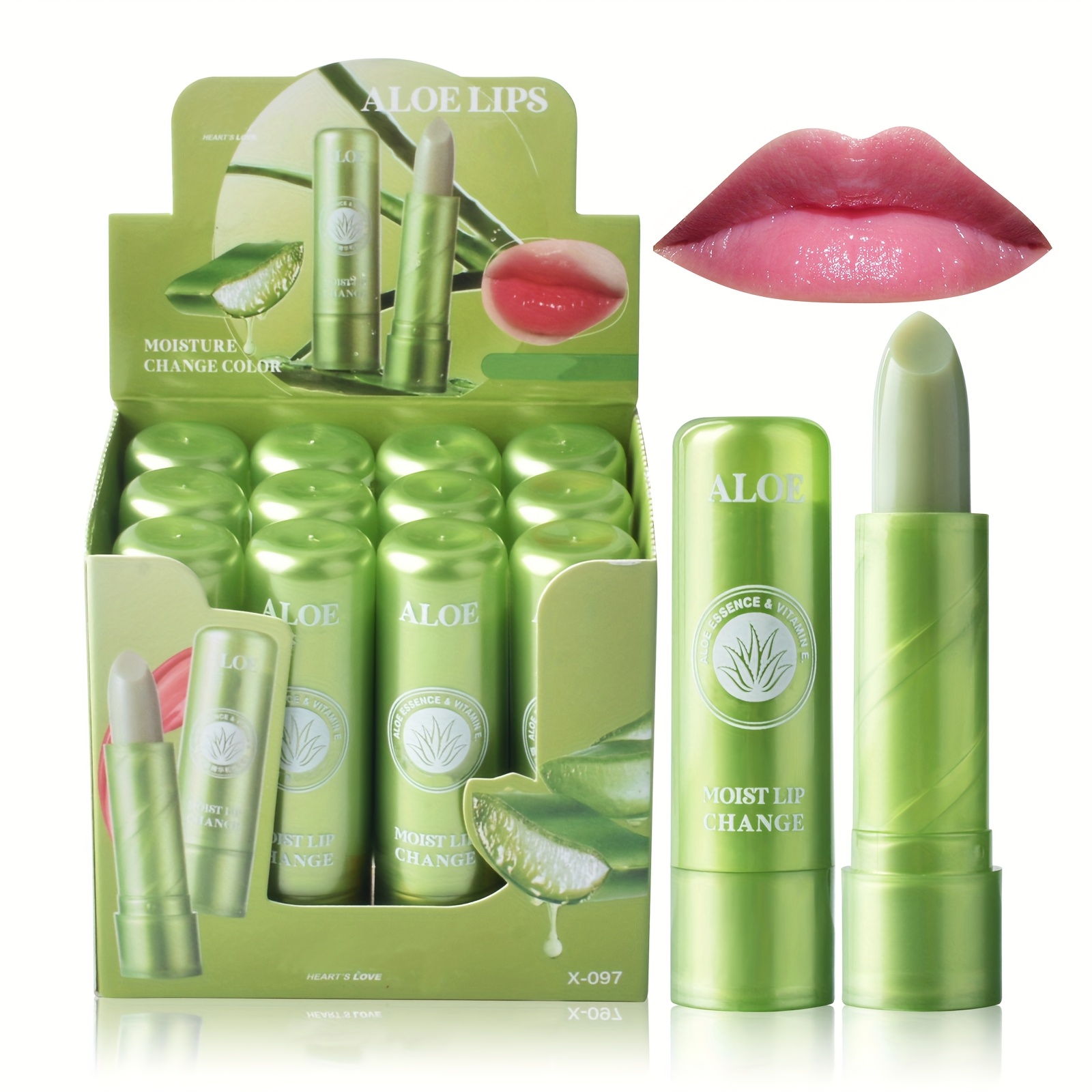 aloe vera lip balm sold on Temu United States