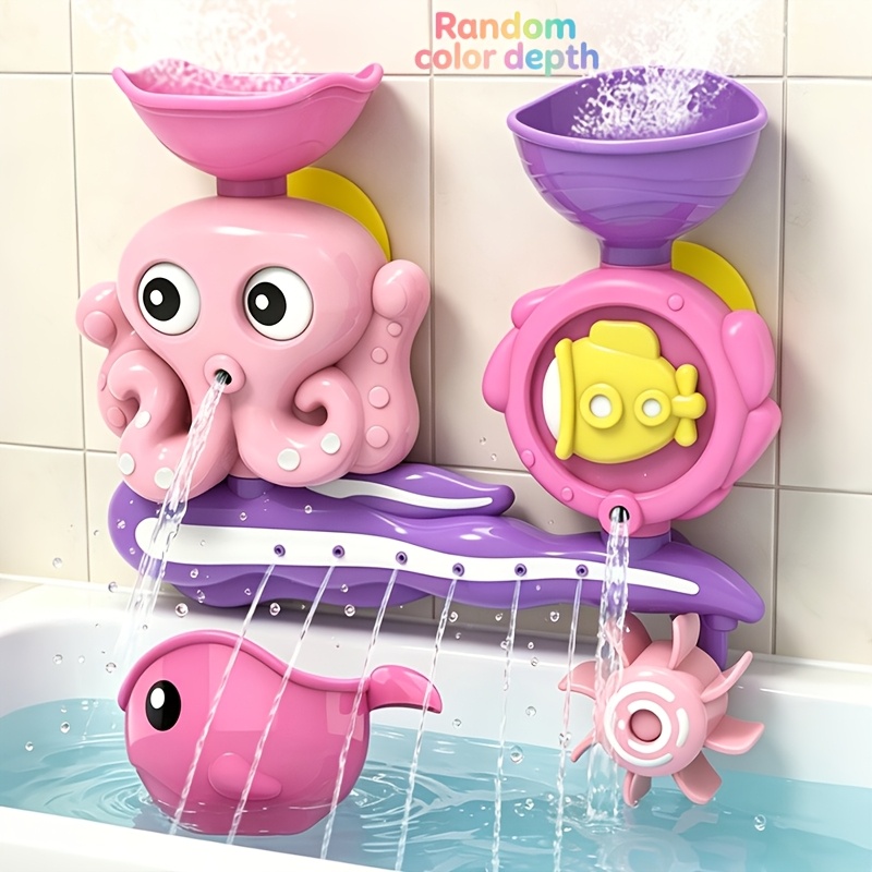 Interactive Suction Cup Bath Toy Set for Youngsters
