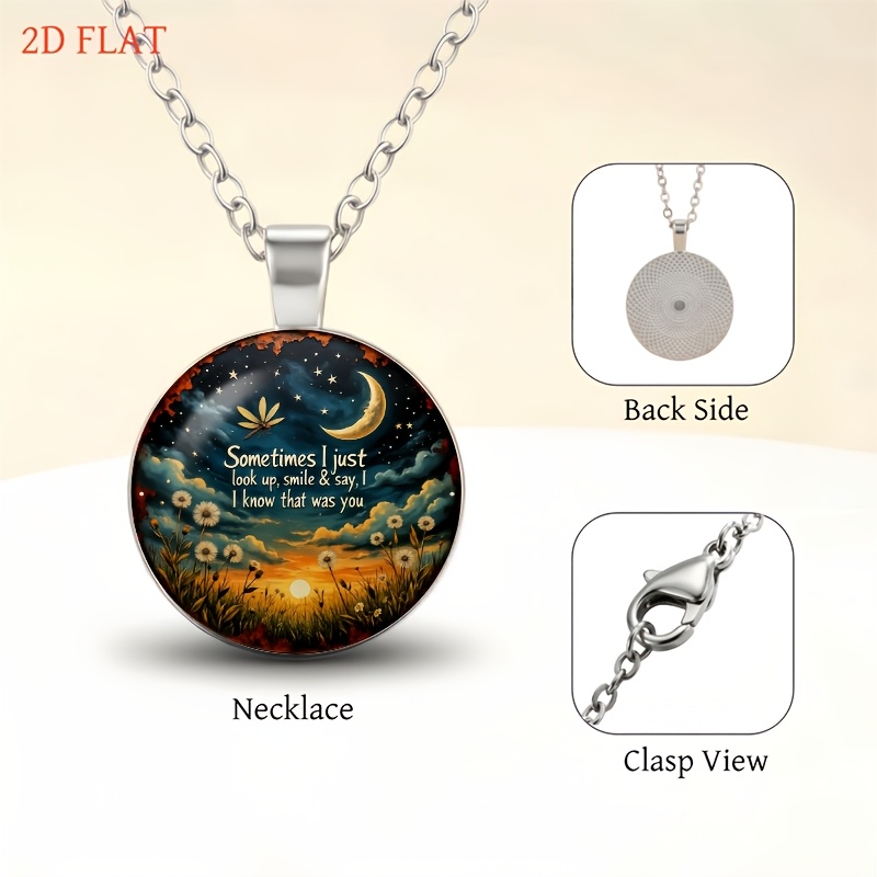 5pc Night Sky Jewelry Set with Moon & Stars for Women
