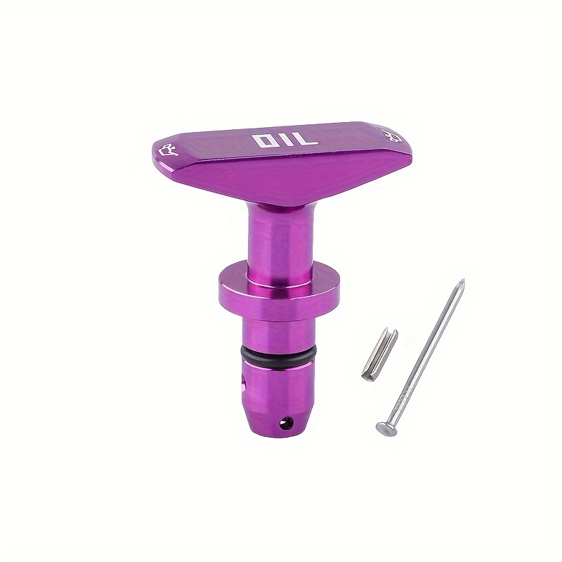 TEMU Car Oil Dipstick Pull Handle Aluminum Alloy For F0rd For Gt V8 1999-2011 Auto Replacement Modification Decoration