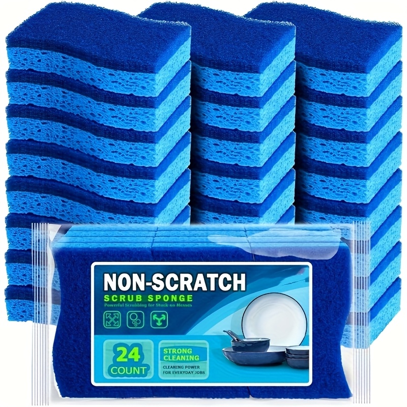 24 units   non scratch sponge dish sponges cleaning sponge quickly   without scratching effective against     cleaning strength for daily tasks