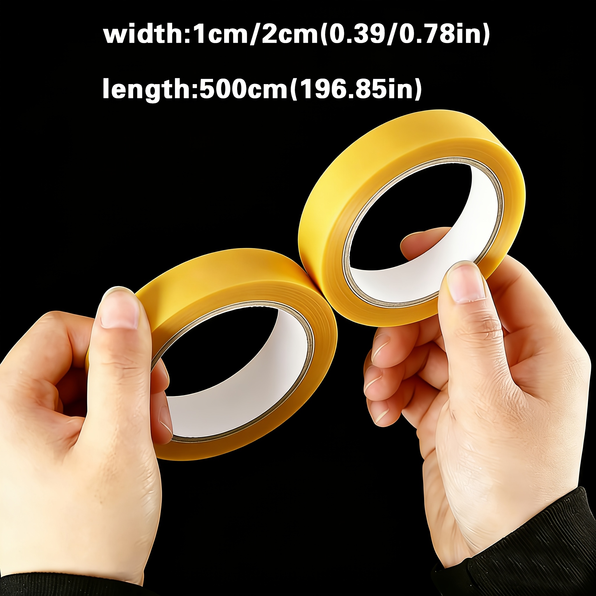 2 Rolls Of Strong Adhesive Cloth Tape, Multi-functional Traceless Of Trouser Legs And Sleeves, Suitable For Fabric Clothing, No-sew Self-adhesive Fixing Stickers