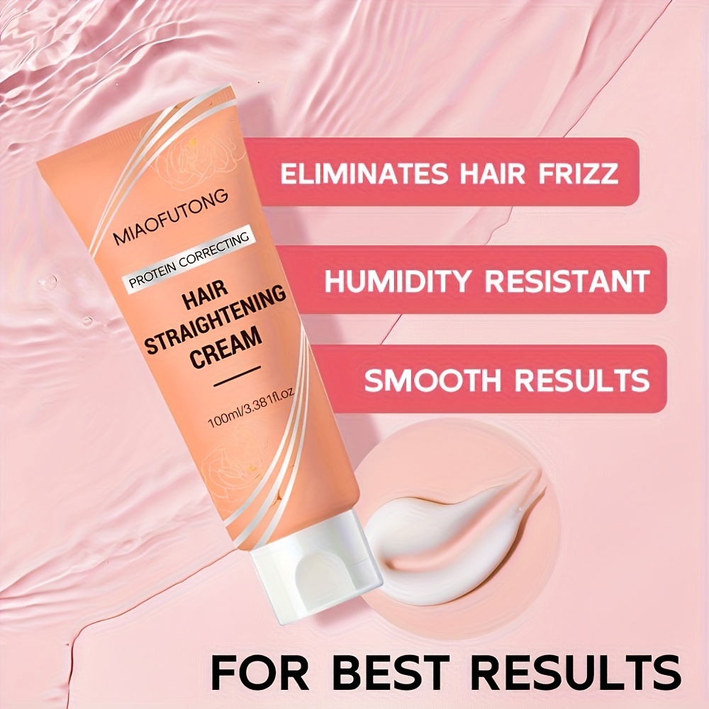 100ml Protein Straightening Cream for Frizz Control