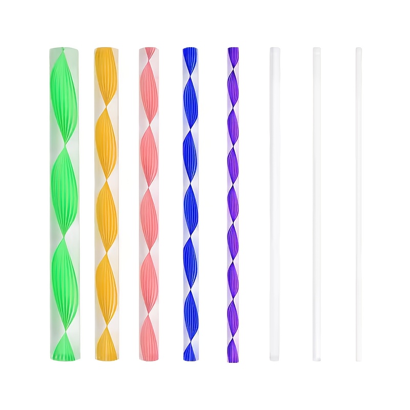 E-shop 8 Stk./Lot Acryl Stick Rod Mandala Dotting Tools Steine Malerei Dotting Tool Schnitzen Töpferei Ton Nagel Stempel Nagelkunst Handwerk