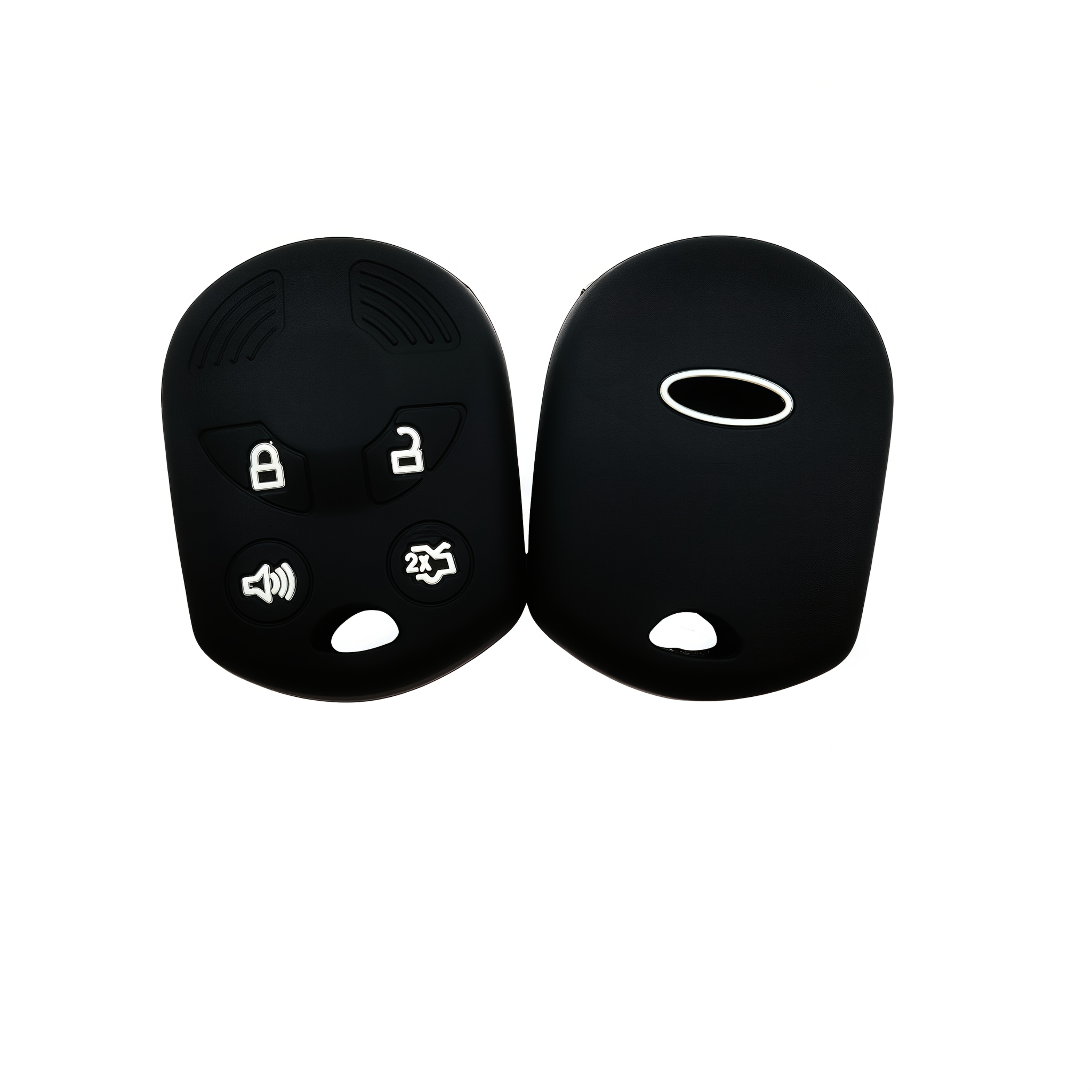 TEMU Silicone Key Cover Suitable For Ford Raptor Straight Remote Control Protective Case And Edge .
