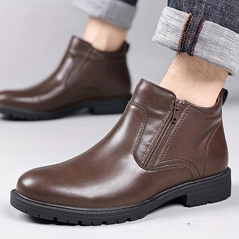 Otoño Invierno Zapato Bota Hombre Vestir Zapatos Botines Botines