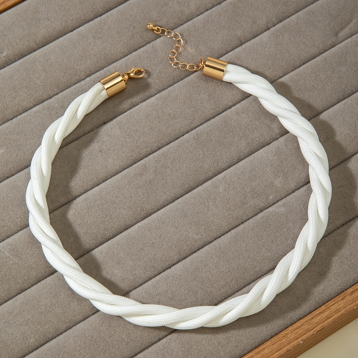 E-shop einfache, handgewebte Choker-Halskette aus im Vintage-Stil mit Zopfmuster, geeignet für den von Damen, ein ideales Geschenk für Freunde, neues