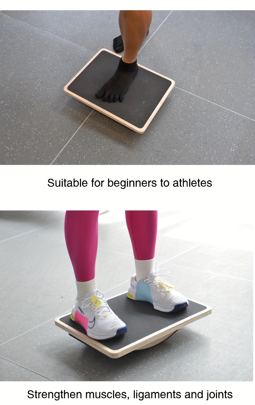 Planche D'équilibre MotiveTech - Disque Oscillant Pour Renforcement Musculaire Et Stabilité - 40 Cm, Matériau PP, Pour Maison Et Extérieur - 9