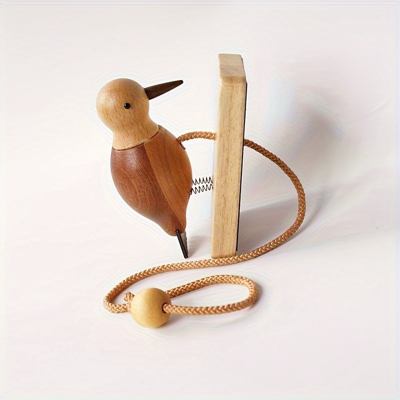 Vintage Wooden Doorbell, Reusable Housewarming Gift, No Power Needed