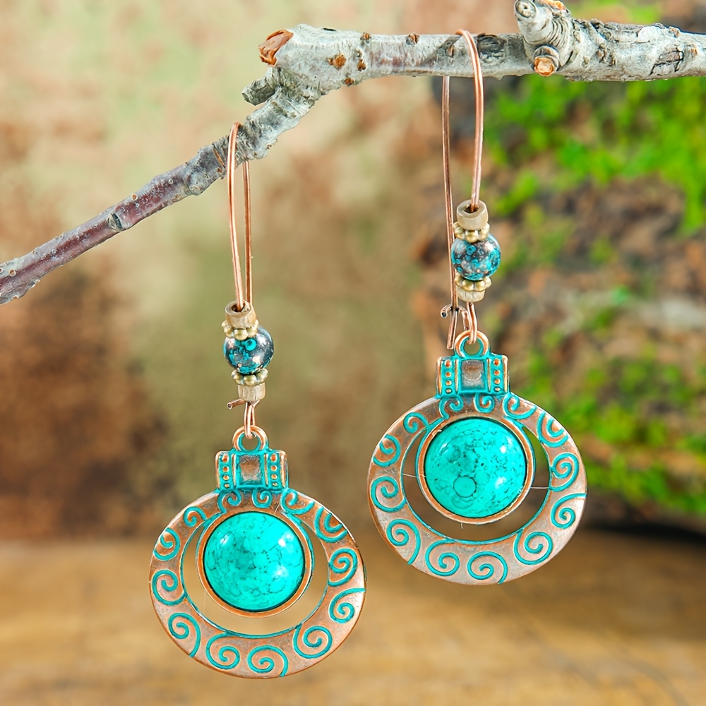 Set Di 3 Orecchini Lunghi Bohemien Con Piume E Nappe - Stile Acchiappasogni, Vintage, Per Donne - 6
