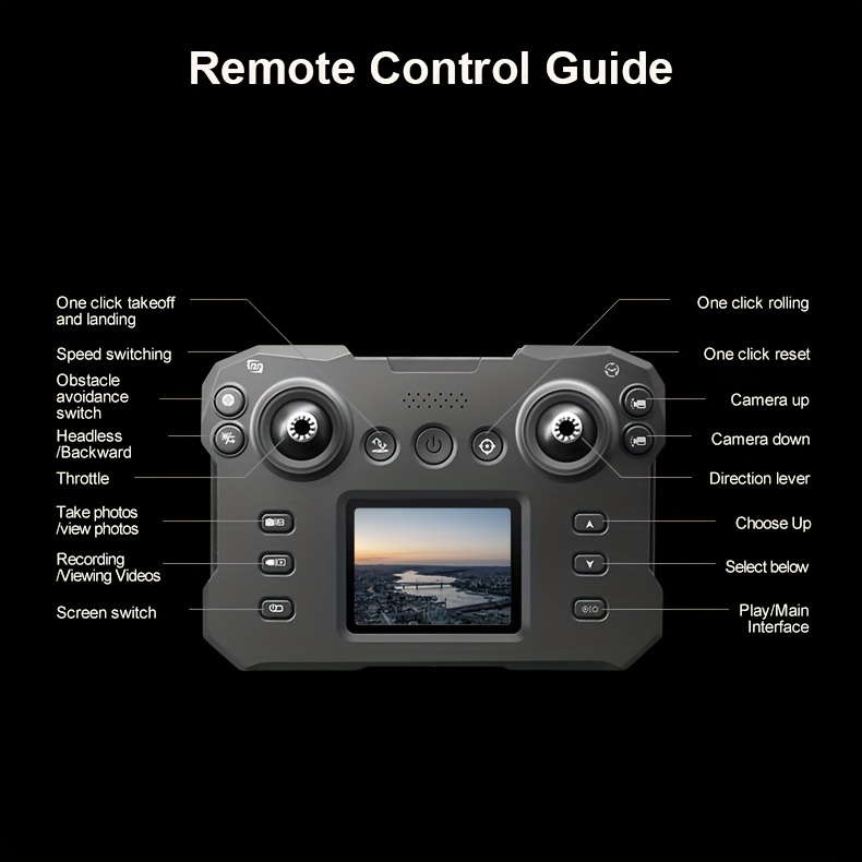 KY102 MAX Drone: FPV Screen Remote, 55min Flight, 360° Avoidance - Trail-Ready Drone Bundle For Camping/Hiking - Best Men'S Gift With 32GB Card, Ultimate Adventure Gift For Camping/Travel