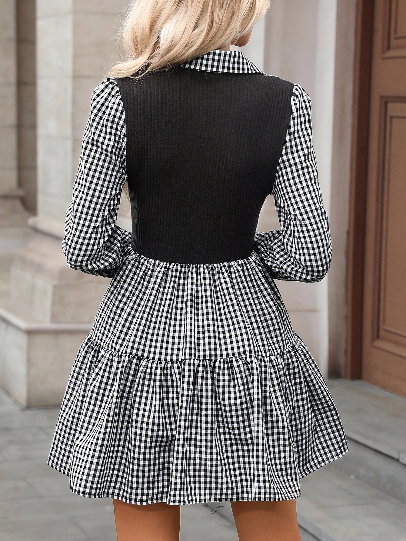 slim fit dress slacks Minibee Women's Oversized Tunic Dress Long Sleeve Loose Baggy Tshirt T –  minibee main image 1