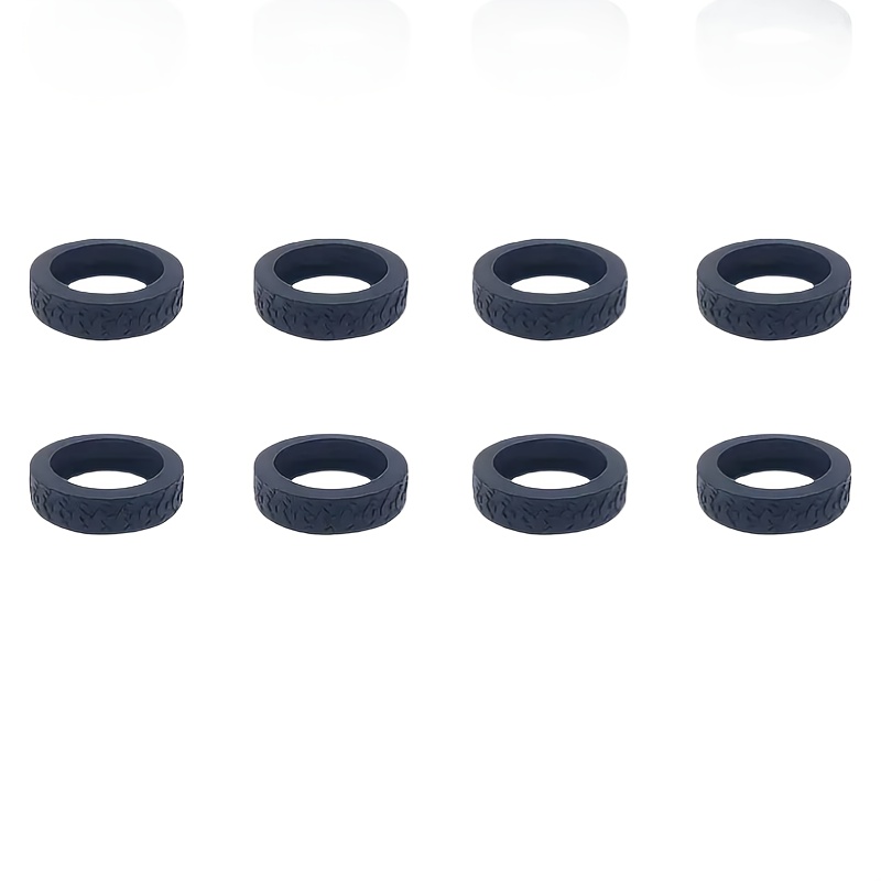 Image of 8pcs Suitcase Wheel Covers Set - Noise Reduction, Shockproof Luggage And Office Chair Protectors, , Hand Truck, Trolley