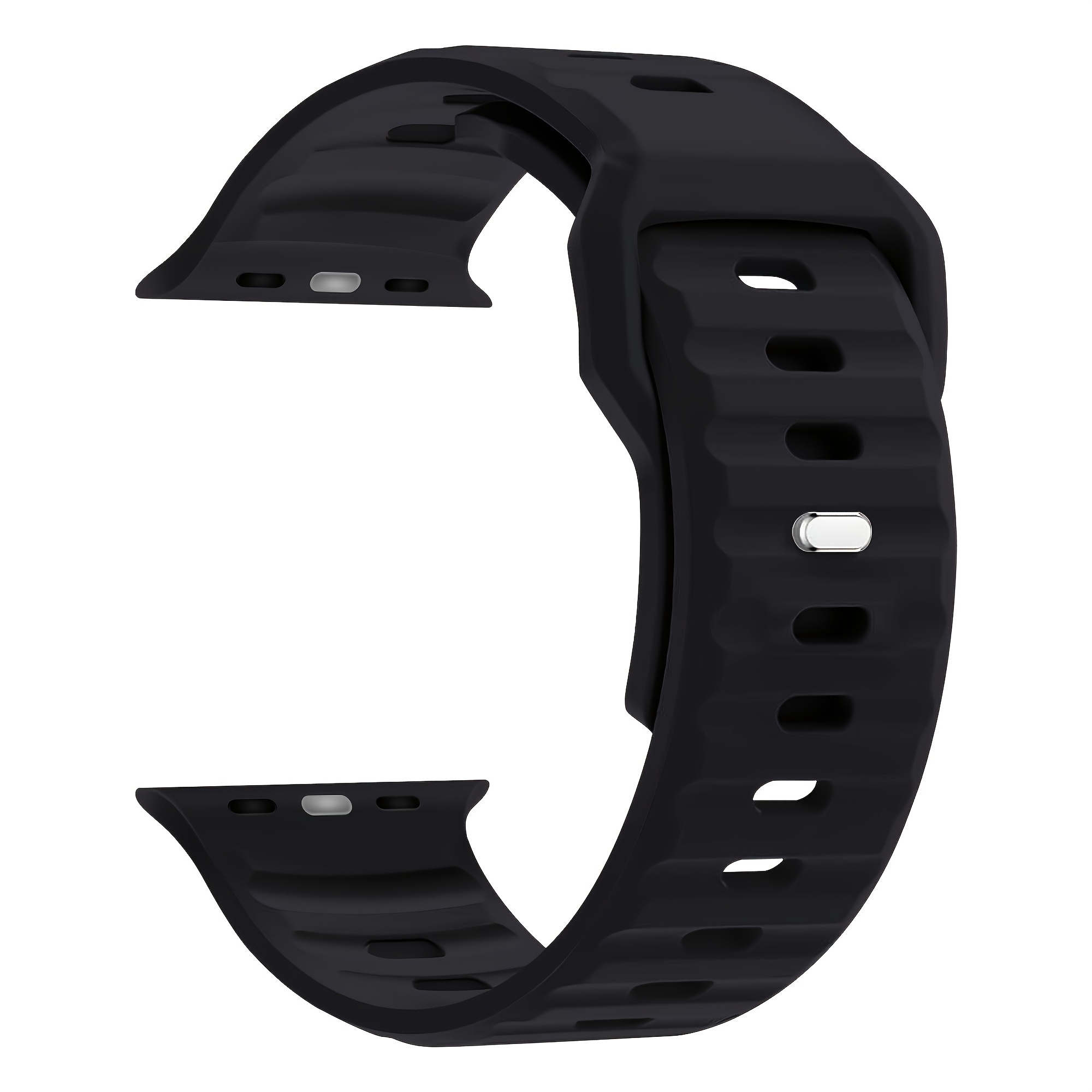TEMU Sport Bands Compatible With Iwatch 49mm 45mm 44mm 42mm For Men, Soft Wristbands Replacement Strap For Iwatch Series 8 7 6 5 Se Ultra