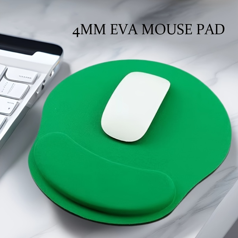 Round Wrist Support Mouse Pad with EVA Memory Foam