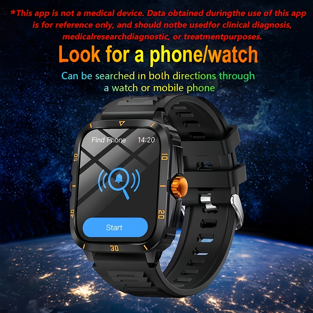 new unisex smartwatch retro design call dial Temu United Arab - Main Image