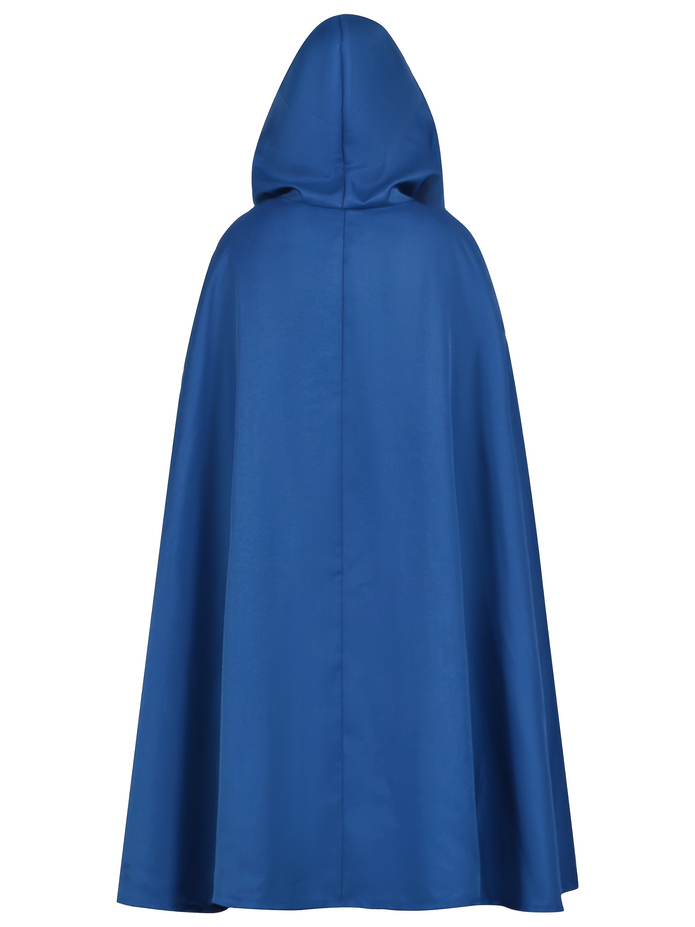 Cape Médiévale à Capuche Adulte - Double Face Pour Costume Vampire, Jedi, Halloween, Noël