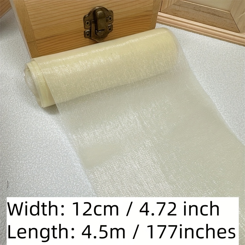 TEMU 1pc Of Liquid Water Glittering And Iridescent Satin Fabric, 12cm Wide And 4.5 Meters Long. Suitable For Skirt Edge Decoration, Home Decor,