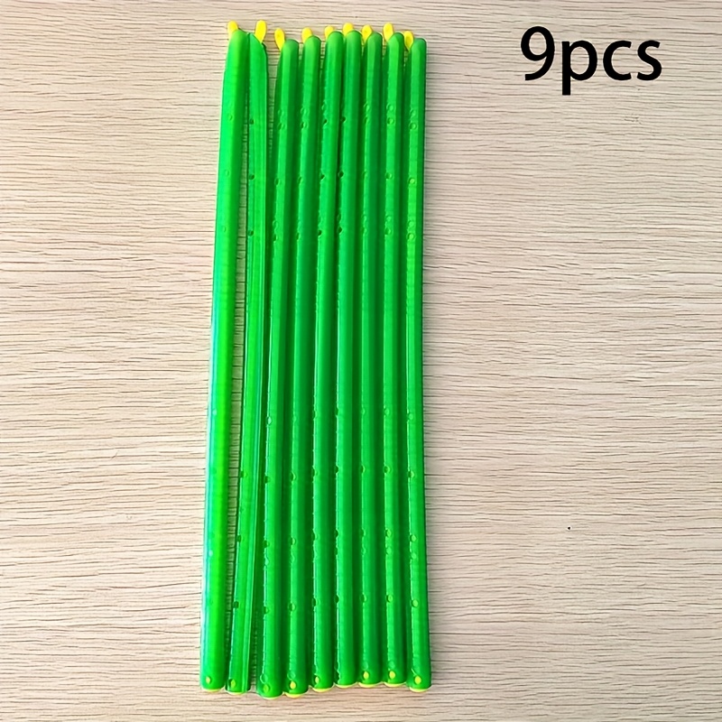 TEMU Set aus 9 Kunststoff-Schnellverschlussstäben für Lebensmittelbeutel, wiederverwendbare Snack-Beutelverschlussclips, Mehrgrößen-Set für Chips,