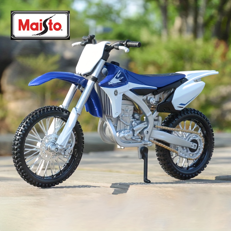 

Maisto 1:12 Scale Yamaha Yz450f Wind-up Motorcycle Model - Plastic, Push Operation, Weather Resistant, Toy For Ages 3-6