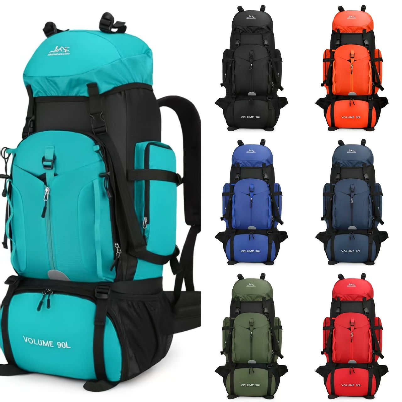 90l large capacity outdoor mountaineering backpack travel - Temu Qatar