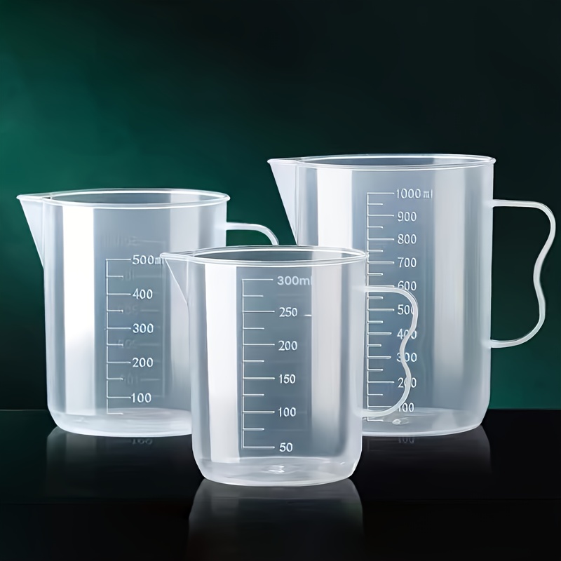 

1pc Thickened Plastic Measuring Cup - Multifunction Measuring Cups For And Cooking, Kitchen , Unscented, No Battery