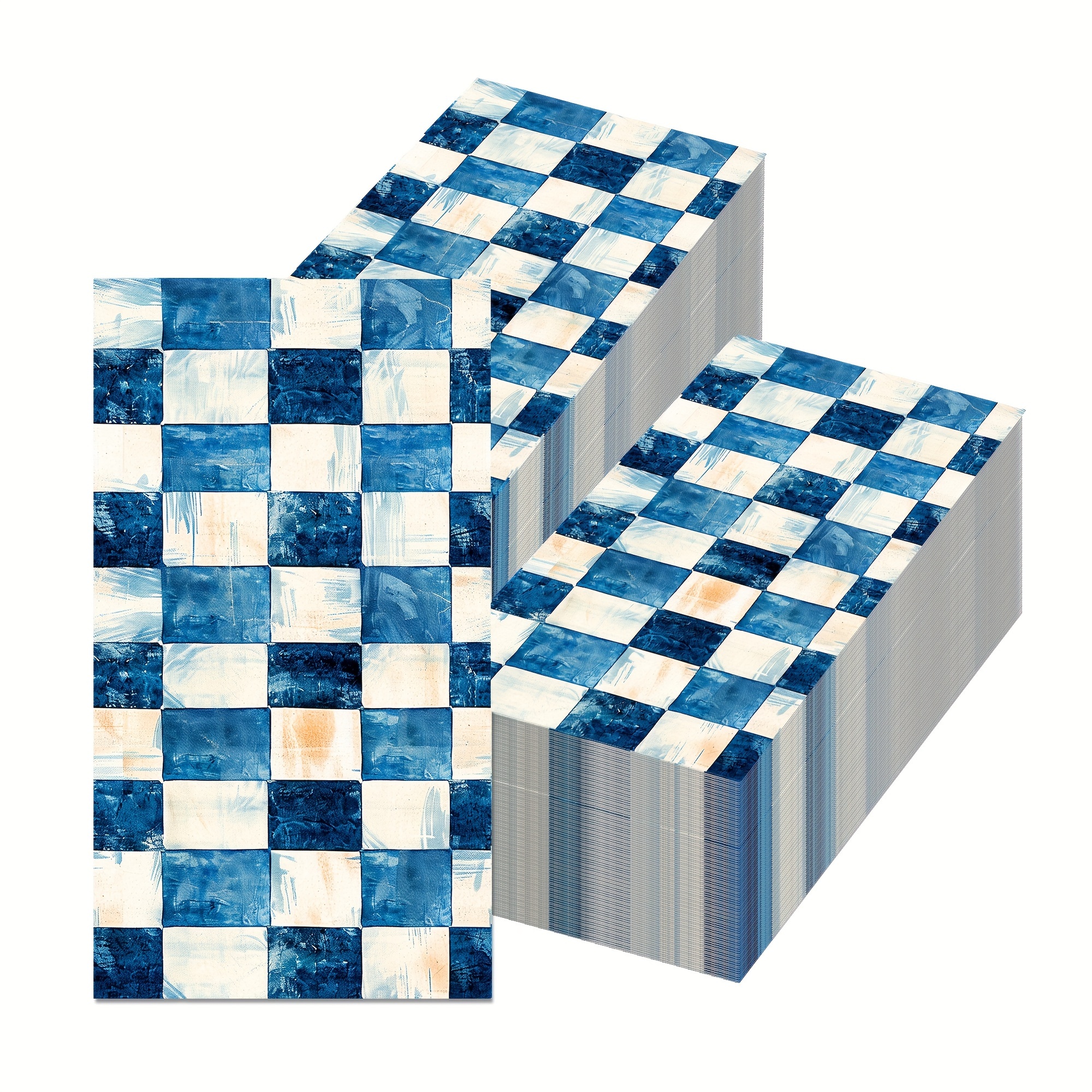 

20pcs Blue Disposable Napkins - 2-ply, Dinner Parties & Birthday Celebrations