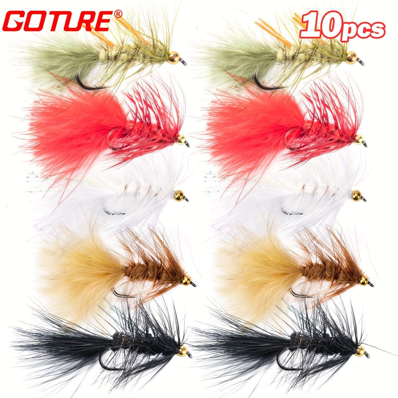 Premium Fly Fishing Flies Kit Hand tied Lures Trout Bass - Temu