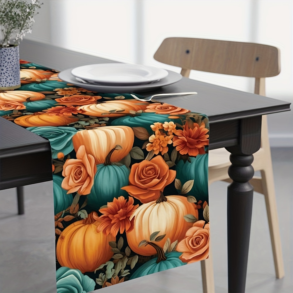 

1pc - Polyester Table - & , /, , , No Needed, For , Parties Decor, Seasonal Pattern