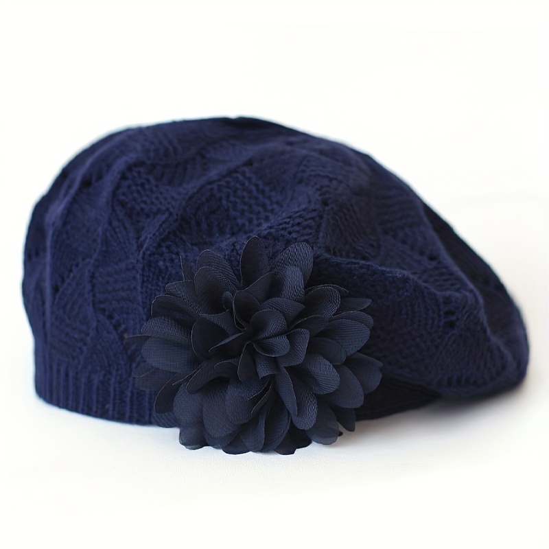 TEMU 1pc Of New Autumn And Beret For Women With In Solid Colors, In Colors For Everyday Use