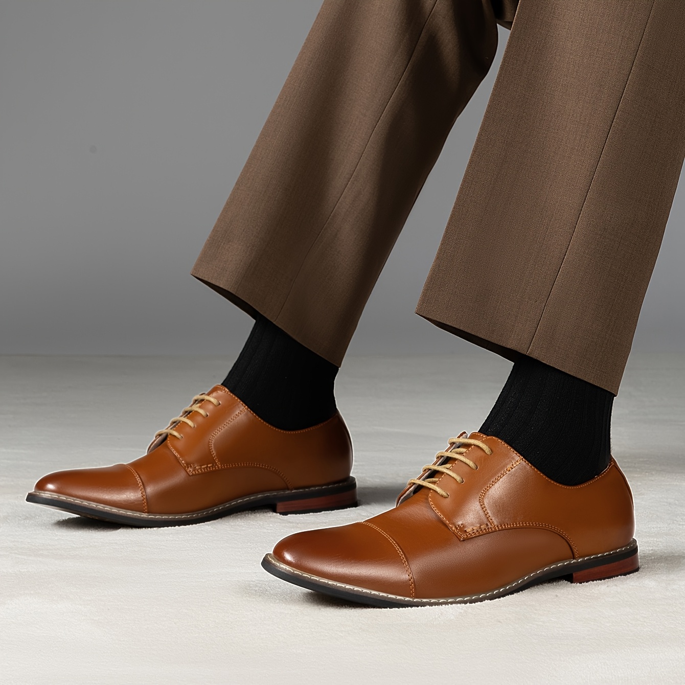 liu jo brown dress Dark Brown Lazy Man Oxford main image 1