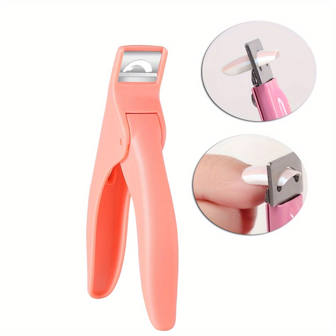 Image of 1pc Nail Straight Scissors/u-shaped Nail Plate Nail Clippers/extension Nail Shaping Scissors