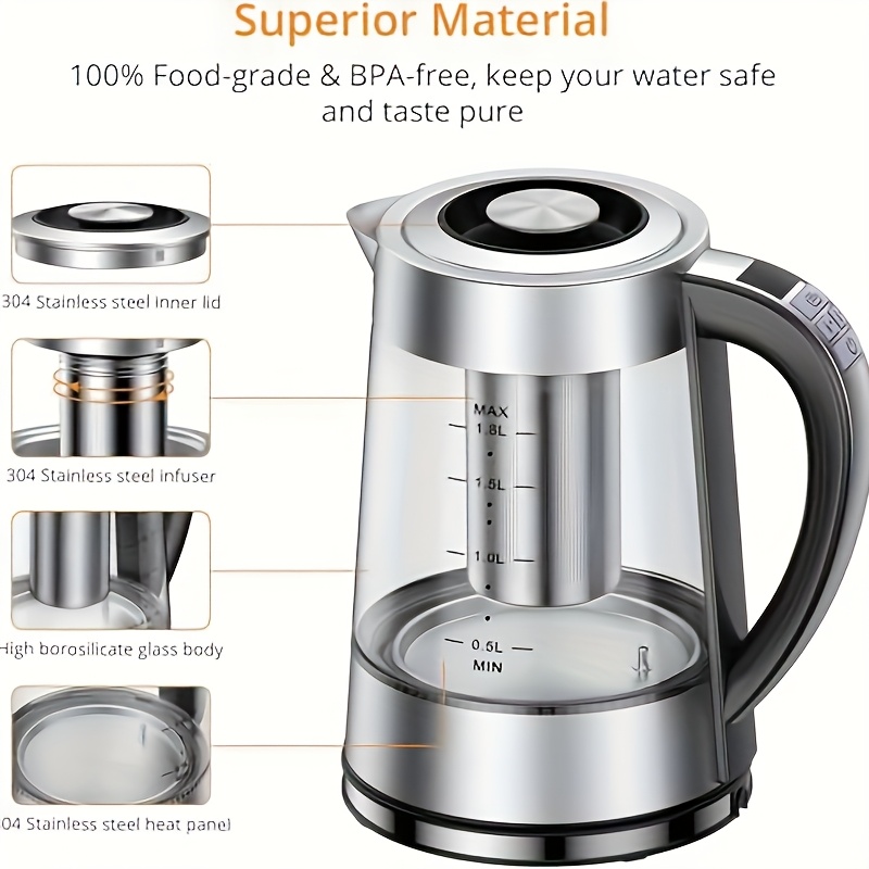 Waterkoker met LED-verlichting
