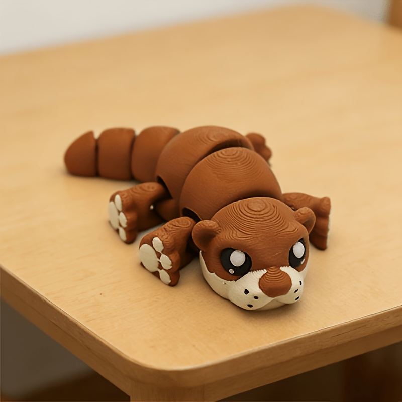 TEMU The Gentle - 3d Printed Movable Beaver, Stress-relief Trendy Toy, Creative Gift, Cute Beaver