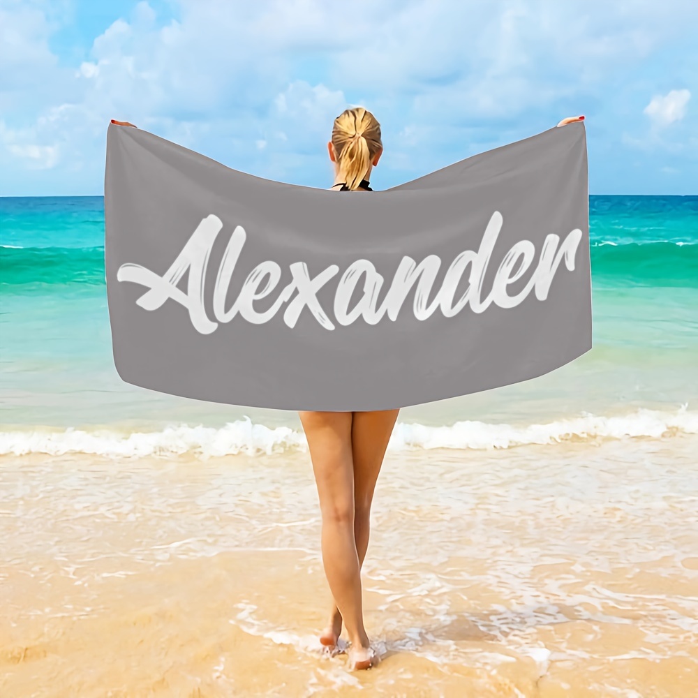 Personalized Blankets Engraved Beach Towels Branded Picnic