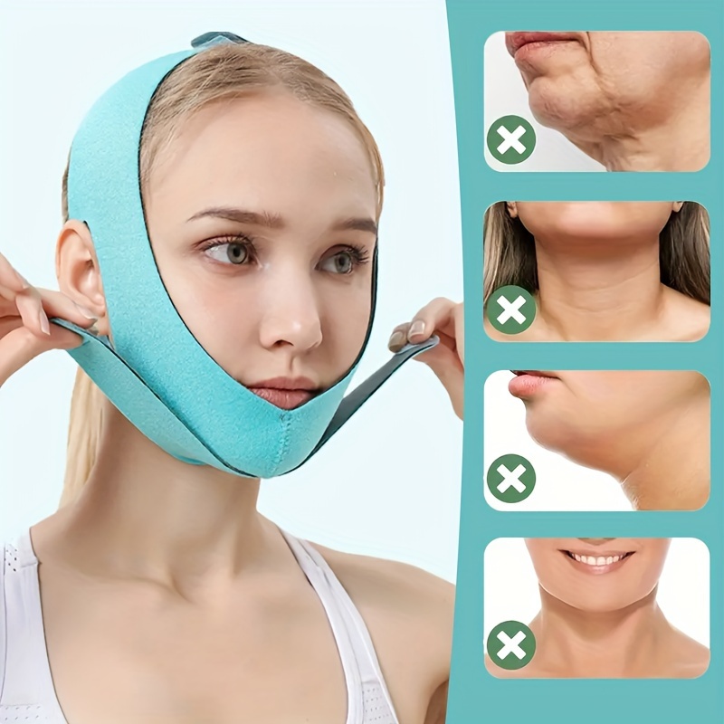 

1pc Face Lifting Strap Chin Cheek V Line Lifting Mask V Face Lift Sleeping Mask Strap Band Women Gift