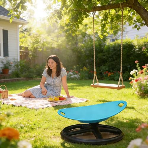 tc 09 heavy duty rotating balance chair with 360 swivel base non slip rubber ring thickened suitable for home gym training meditation reading chair for compact spaces lumbar for