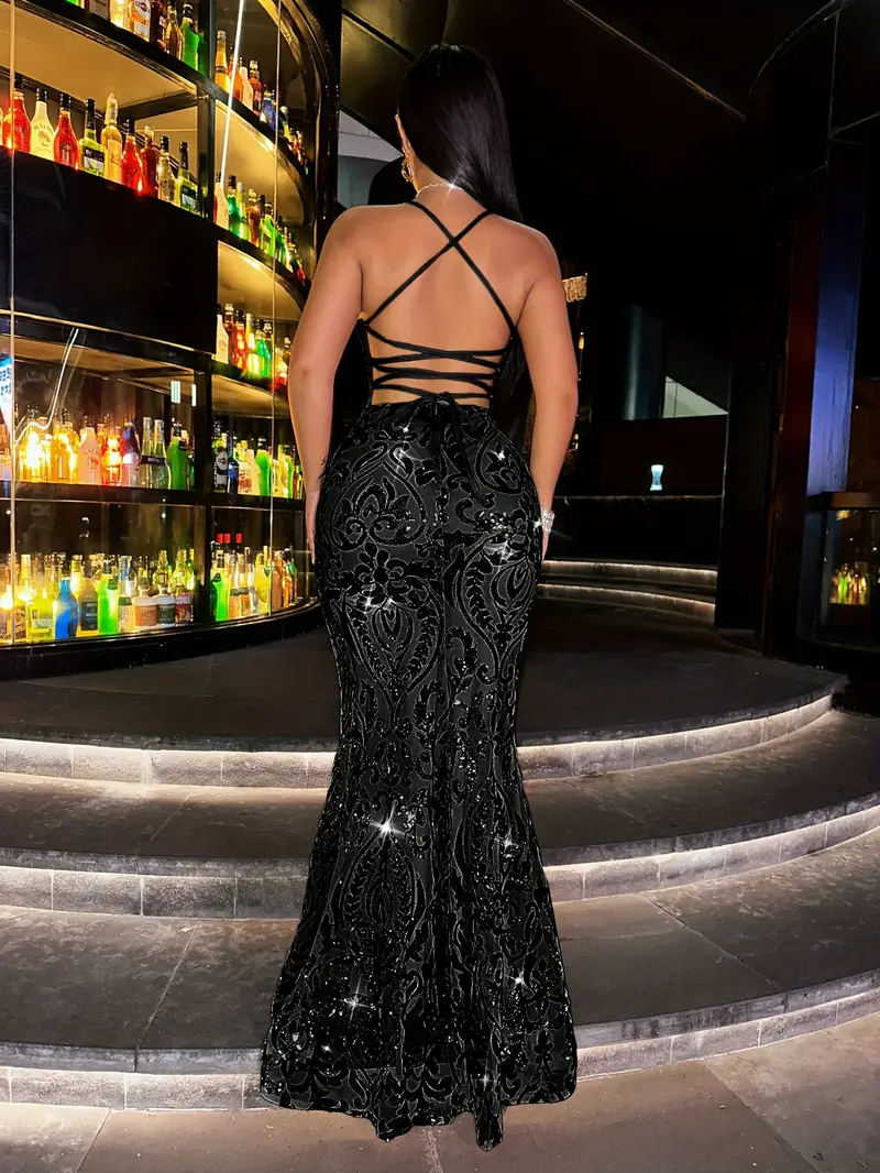 new sequin womens long dress gorgeous elegant prom party - Temu new sequin womens long dress gorgeous elegant prom party - Temu