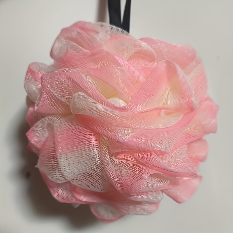 Spa-Quality Large Lace Bath Ball with Hanging Loop