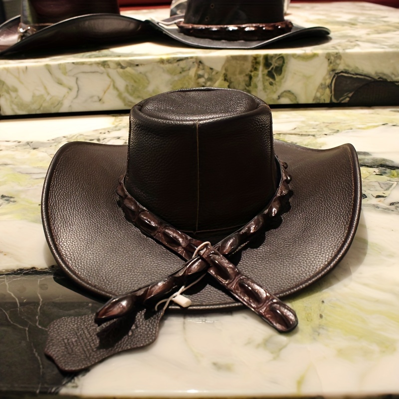 Fedora Sombreros para hombres y mujeres – Sombrero de vaquero estilo  occidental, sombreros de moda para hombre y mujer