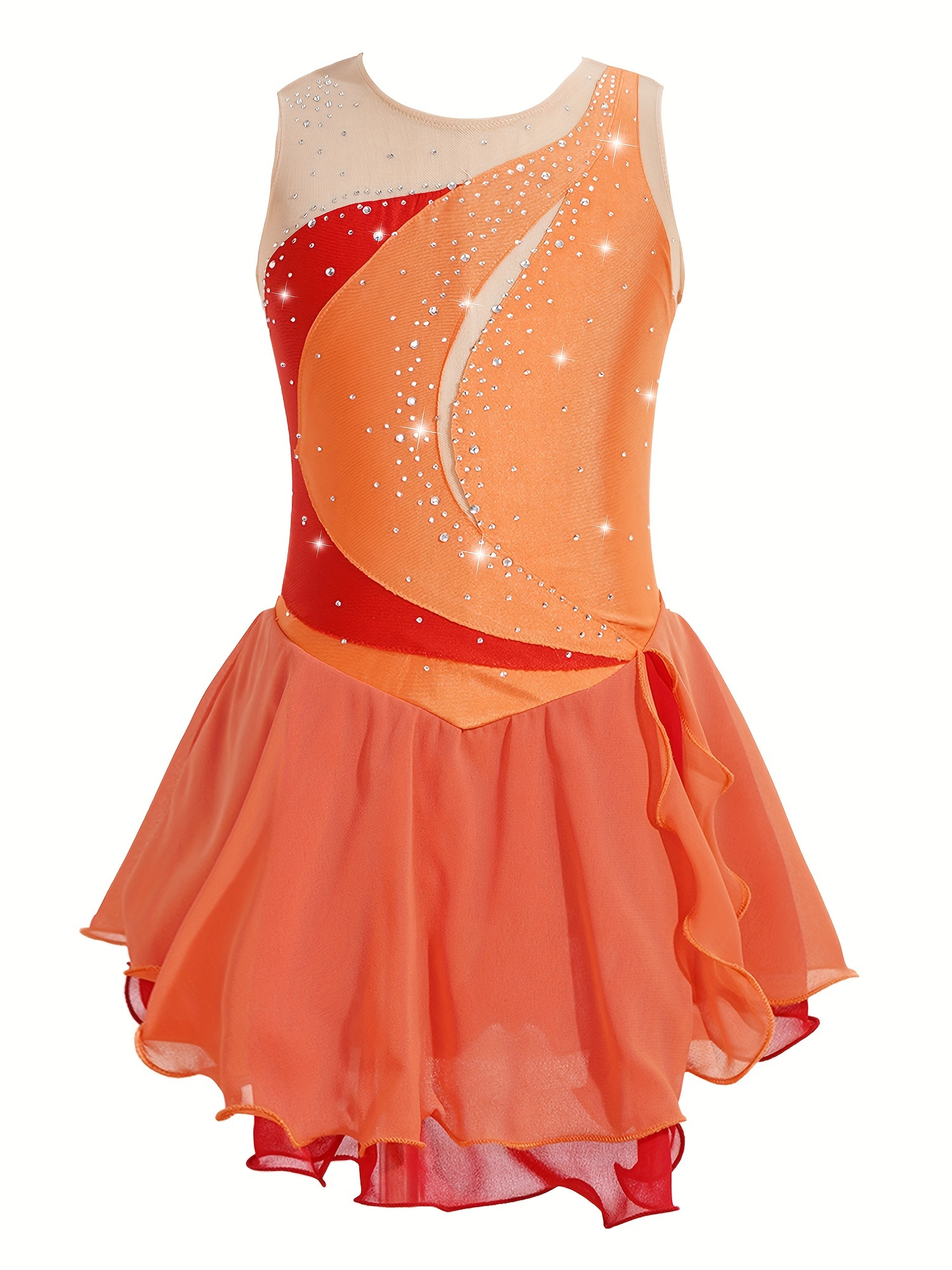 open lace back dress Amazon.com: Artskatting Figure Skating Dress,Girls Women Splice with  Irregular Hem Performance Competition Wear Costume,Orange Yellow,XXSSize  14 : Clothing, Shoes & Jewelry