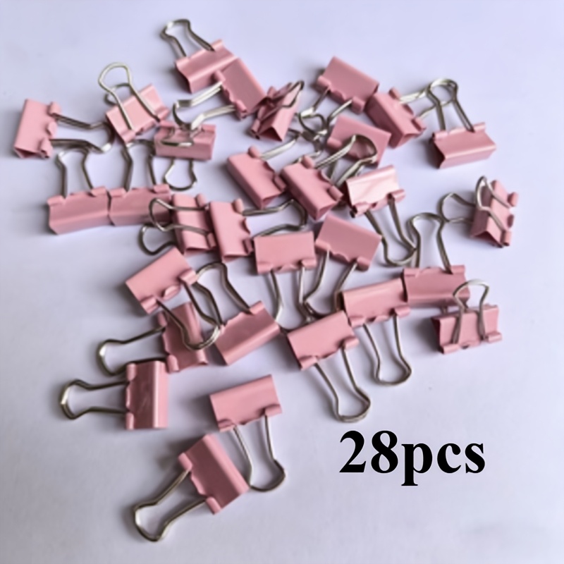 TEMU 28, Mini Office Paper Clips, Sealing Clips, Very Suitable For Office Organization And Storage Of Metal Fixed Long Tail Clips, Home Organization